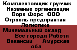 Комплектовщик-грузчик › Название организации ­ Ворк Форс, ООО › Отрасль предприятия ­ Логистика › Минимальный оклад ­ 23 000 - Все города Работа » Вакансии   . Амурская обл.